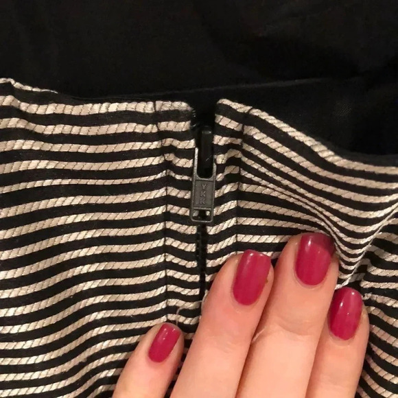 Jill Stuart Brand New Striped Strapless Dress Holiday Travel Vacation Size 4 NWT - Picture 7 of 7